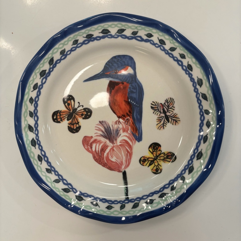 Anthropologie Nathalie Lete Bird Dinner Plate